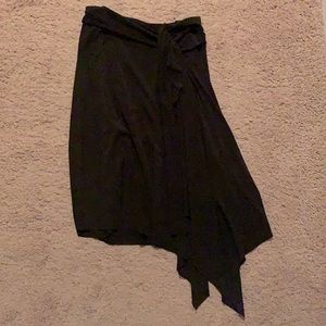 Black flowy skirt